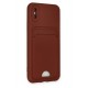 Newface iPhone XS Kılıf Kelvin Kartvizitli Silikon - Bordo Newface iPhone XS Kılıf Kelvin Kartvizitli Silikon - Bordo