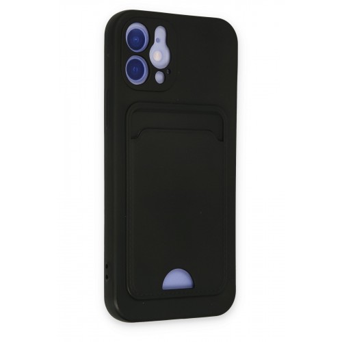 Newface iPhone 12 Kılıf Kelvin Kartvizitli Silikon - Siyah Newface iPhone 12 Kılıf Kelvin Kartvizitli Silikon - Siyah