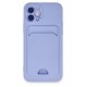 Newface iPhone 12 Kılıf Kelvin Kartvizitli Silikon - Lila Newface iPhone 12 Kılıf Kelvin Kartvizitli Silikon - Lila