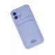 Newface iPhone 12 Kılıf Kelvin Kartvizitli Silikon - Lila Newface iPhone 12 Kılıf Kelvin Kartvizitli Silikon - Lila