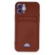 Newface iPhone 12 Kılıf Kelvin Kartvizitli Silikon - Bordo Newface iPhone 12 Kılıf Kelvin Kartvizitli Silikon - Bordo