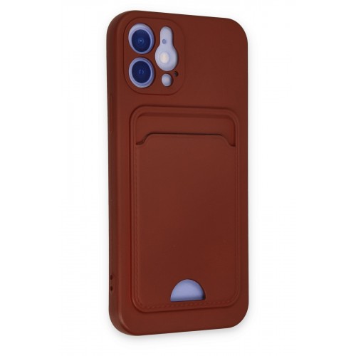Newface iPhone 12 Kılıf Kelvin Kartvizitli Silikon - Bordo Newface iPhone 12 Kılıf Kelvin Kartvizitli Silikon - Bordo