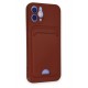 Newface iPhone 12 Kılıf Kelvin Kartvizitli Silikon - Bordo Newface iPhone 12 Kılıf Kelvin Kartvizitli Silikon - Bordo