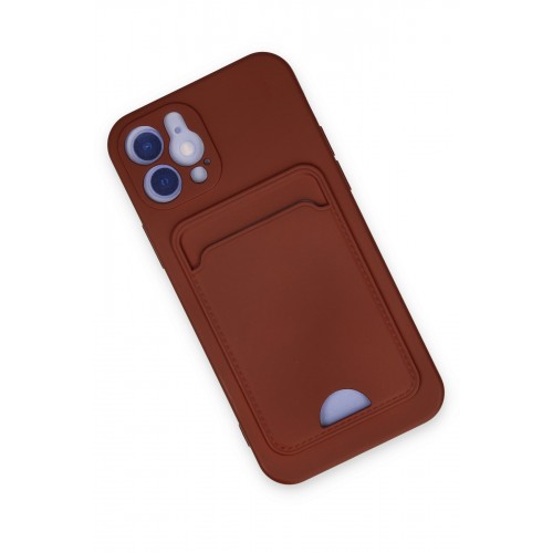 Newface iPhone 12 Kılıf Kelvin Kartvizitli Silikon - Bordo Newface iPhone 12 Kılıf Kelvin Kartvizitli Silikon - Bordo
