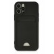 Newface iPhone 12 Pro Kılıf Kelvin Kartvizitli Silikon - Siyah Newface iPhone 12 Pro Kılıf Kelvin Kartvizitli Silikon - Siyah