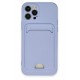 Newface iPhone 12 Pro Kılıf Kelvin Kartvizitli Silikon - Lila Newface iPhone 12 Pro Kılıf Kelvin Kartvizitli Silikon - Lila