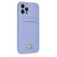 Newface iPhone 12 Pro Kılıf Kelvin Kartvizitli Silikon - Lila Newface iPhone 12 Pro Kılıf Kelvin Kartvizitli Silikon - Lila