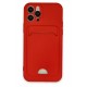 Newface iPhone 12 Pro Kılıf Kelvin Kartvizitli Silikon - Kırmızı Newface iPhone 12 Pro Kılıf Kelvin Kartvizitli Silikon - Kırmızı
