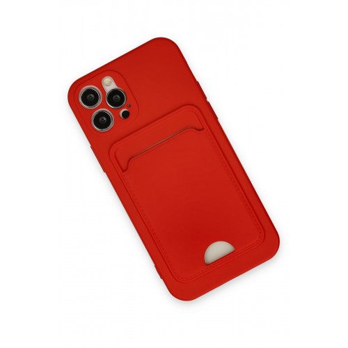 Newface iPhone 12 Pro Kılıf Kelvin Kartvizitli Silikon - Kırmızı Newface iPhone 12 Pro Kılıf Kelvin Kartvizitli Silikon - Kırmızı