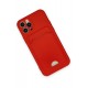 Newface iPhone 12 Pro Kılıf Kelvin Kartvizitli Silikon - Kırmızı Newface iPhone 12 Pro Kılıf Kelvin Kartvizitli Silikon - Kırmızı