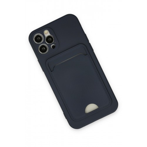 Newface iPhone 12 Pro Kılıf Kelvin Kartvizitli Silikon - Lacivert Newface iPhone 12 Pro Kılıf Kelvin Kartvizitli Silikon - Lacivert