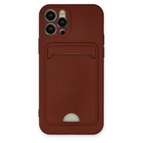 Newface iPhone 12 Pro Kılıf Kelvin Kartvizitli Silikon - Bordo Newface iPhone 12 Pro Kılıf Kelvin Kartvizitli Silikon - Bordo