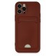 Newface iPhone 12 Pro Kılıf Kelvin Kartvizitli Silikon - Bordo Newface iPhone 12 Pro Kılıf Kelvin Kartvizitli Silikon - Bordo