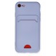 Newface iPhone 7 Kılıf Kelvin Kartvizitli Silikon - Lila Newface iPhone 7 Kılıf Kelvin Kartvizitli Silikon - Lila
