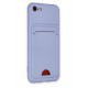 Newface iPhone 7 Kılıf Kelvin Kartvizitli Silikon - Lila Newface iPhone 7 Kılıf Kelvin Kartvizitli Silikon - Lila