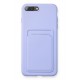 Newface iPhone 7 Plus Kılıf Kelvin Kartvizitli Silikon - Lila Newface iPhone 7 Plus Kılıf Kelvin Kartvizitli Silikon - Lila