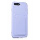 Newface iPhone 7 Plus Kılıf Kelvin Kartvizitli Silikon - Lila Newface iPhone 7 Plus Kılıf Kelvin Kartvizitli Silikon - Lila