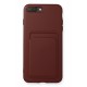 Newface iPhone 7 Plus Kılıf Kelvin Kartvizitli Silikon - Bordo Newface iPhone 7 Plus Kılıf Kelvin Kartvizitli Silikon - Bordo
