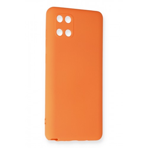 Newface Samsung Galaxy A81 / Note 10 Lite Kılıf Nano içi Kadife Silikon - Turuncu Newface Samsung Galaxy A81 / Note 10 Lite Kılıf Nano içi Kadife Silikon - Turuncu