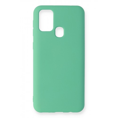 Newface Samsung Galaxy M30S Kılıf Nano içi Kadife Silikon - Turkuaz Newface Samsung Galaxy M30S Kılıf Nano içi Kadife Silikon - Turkuaz