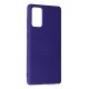 Newface Samsung Galaxy Note 20 Kılıf Nano içi Kadife Silikon - Mor Newface Samsung Galaxy Note 20 Kılıf Nano içi Kadife Silikon - Mor