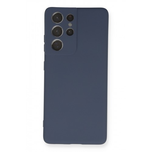 Newface Samsung Galaxy S21 Ultra Kılıf Nano içi Kadife Silikon - Gri Newface Samsung Galaxy S21 Ultra Kılıf Nano içi Kadife Silikon - Gri