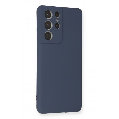 Newface Samsung Galaxy S21 Ultra Kılıf Nano içi Kadife Silikon - Gri Newface Samsung Galaxy S21 Ultra Kılıf Nano içi Kadife Silikon - Gri