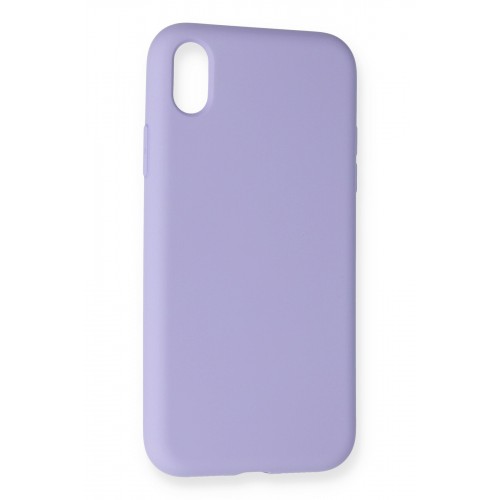 Newface iPhone XR Kılıf Nano içi Kadife Silikon - Lila Newface iPhone XR Kılıf Nano içi Kadife Silikon - Lila