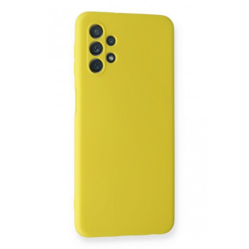 Newface Samsung Galaxy A52 Kılıf Nano içi Kadife Silikon - Sarı Newface Samsung Galaxy A52 Kılıf Nano içi Kadife Silikon - Sarı
