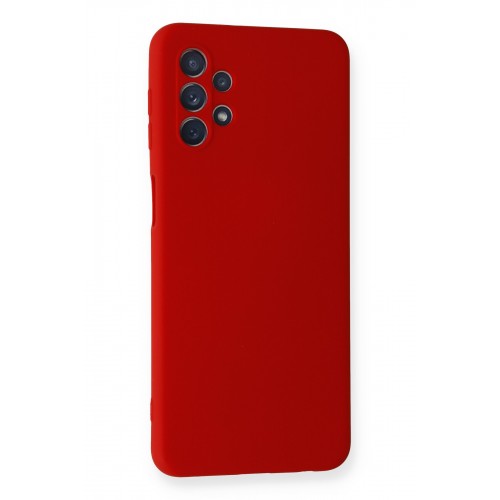 Newface Samsung Galaxy A52 Kılıf Nano içi Kadife Silikon - Kırmızı Newface Samsung Galaxy A52 Kılıf Nano içi Kadife Silikon - Kırmızı