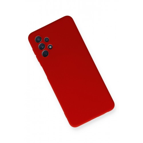 Newface Samsung Galaxy A52 Kılıf Nano içi Kadife Silikon - Kırmızı Newface Samsung Galaxy A52 Kılıf Nano içi Kadife Silikon - Kırmızı