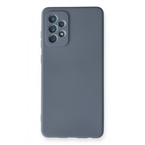 Newface Samsung Galaxy A72 Kılıf Nano içi Kadife Silikon - Gri Newface Samsung Galaxy A72 Kılıf Nano içi Kadife Silikon - Gri