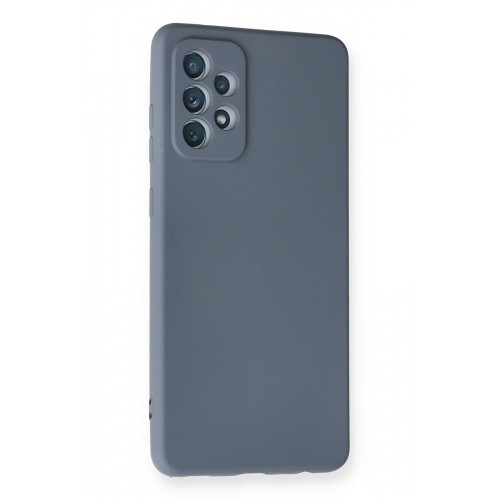 Newface Samsung Galaxy A72 Kılıf Nano içi Kadife Silikon - Gri Newface Samsung Galaxy A72 Kılıf Nano içi Kadife Silikon - Gri