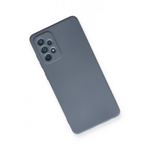 Newface Samsung Galaxy A72 Kılıf Nano içi Kadife Silikon - Gri Newface Samsung Galaxy A72 Kılıf Nano içi Kadife Silikon - Gri