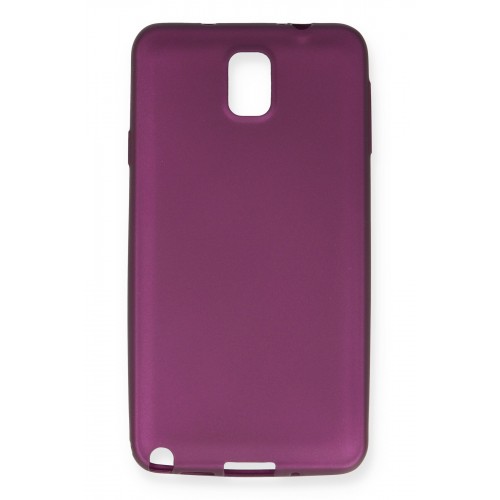 Newface Samsung Galaxy Note 3 / N9000 Kılıf Premium Rubber Silikon - Mürdüm Newface Samsung Galaxy Note 3 / N9000 Kılıf Premium Rubber Silikon - Mürdüm