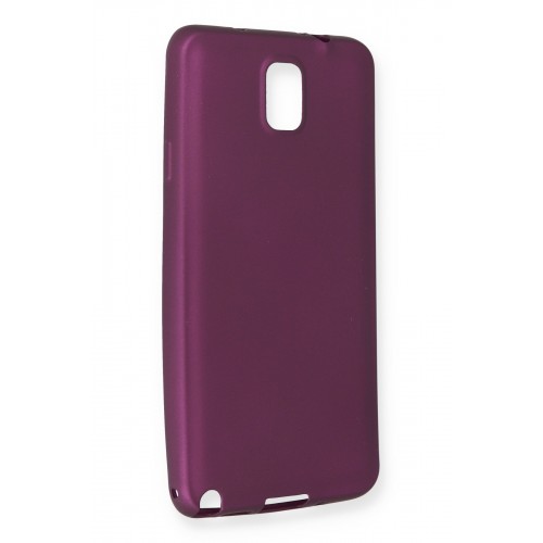 Newface Samsung Galaxy Note 3 / N9000 Kılıf Premium Rubber Silikon - Mürdüm Newface Samsung Galaxy Note 3 / N9000 Kılıf Premium Rubber Silikon - Mürdüm
