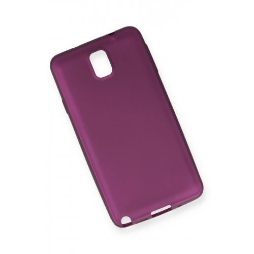 Newface Samsung Galaxy Note 3 / N9000 Kılıf Premium Rubber Silikon - Mürdüm Newface Samsung Galaxy Note 3 / N9000 Kılıf Premium Rubber Silikon - Mürdüm
