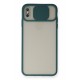Newface iPhone X Kılıf Palm Buzlu Kamera Sürgülü Silikon - Yeşil Newface iPhone X Kılıf Palm Buzlu Kamera Sürgülü Silikon - Yeşil