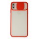 Newface iPhone X Kılıf Palm Buzlu Kamera Sürgülü Silikon - Kırmızı Newface iPhone X Kılıf Palm Buzlu Kamera Sürgülü Silikon - Kırmızı
