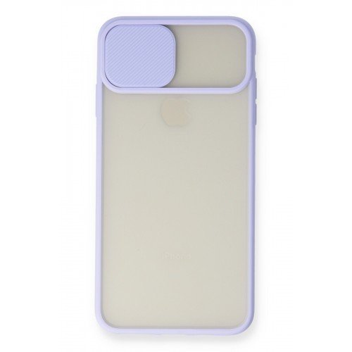 Newface iPhone X Kılıf Palm Buzlu Kamera Sürgülü Silikon - Lila Newface iPhone X Kılıf Palm Buzlu Kamera Sürgülü Silikon - Lila