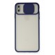 Newface iPhone X Kılıf Palm Buzlu Kamera Sürgülü Silikon - Lacivert Newface iPhone X Kılıf Palm Buzlu Kamera Sürgülü Silikon - Lacivert