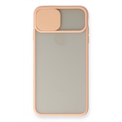 Newface iPhone X Kılıf Palm Buzlu Kamera Sürgülü Silikon - Pembe Newface iPhone X Kılıf Palm Buzlu Kamera Sürgülü Silikon - Pembe
