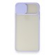 Newface iPhone XS Kılıf Palm Buzlu Kamera Sürgülü Silikon - Lila Newface iPhone XS Kılıf Palm Buzlu Kamera Sürgülü Silikon - Lila