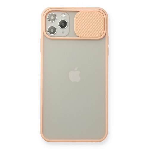 Newface iPhone 11 Pro Max Kılıf Palm Buzlu Kamera Sürgülü Silikon - Pembe Newface iPhone 11 Pro Max Kılıf Palm Buzlu Kamera Sürgülü Silikon - Pembe
