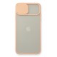 Newface iPhone 11 Pro Max Kılıf Palm Buzlu Kamera Sürgülü Silikon - Pembe Newface iPhone 11 Pro Max Kılıf Palm Buzlu Kamera Sürgülü Silikon - Pembe