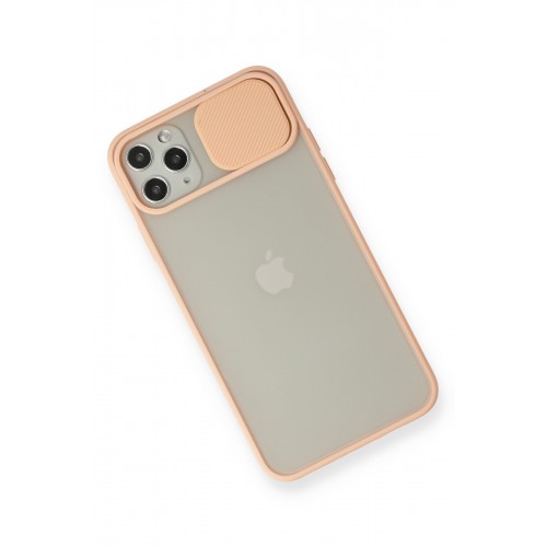 Newface iPhone 11 Pro Max Kılıf Palm Buzlu Kamera Sürgülü Silikon - Pembe Newface iPhone 11 Pro Max Kılıf Palm Buzlu Kamera Sürgülü Silikon - Pembe