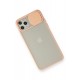 Newface iPhone 11 Pro Max Kılıf Palm Buzlu Kamera Sürgülü Silikon - Pembe Newface iPhone 11 Pro Max Kılıf Palm Buzlu Kamera Sürgülü Silikon - Pembe