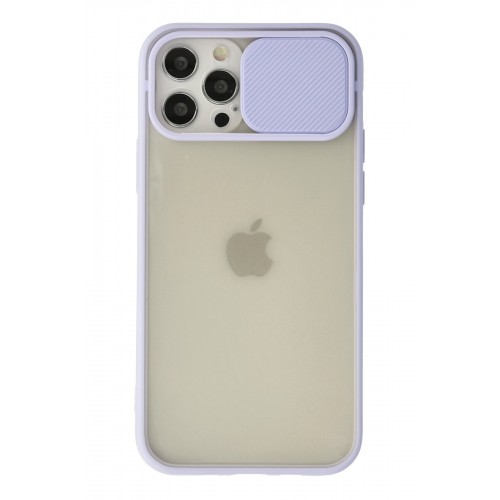 Newface iPhone 12 Pro Kılıf Palm Buzlu Kamera Sürgülü Silikon - Lila Newface iPhone 12 Pro Kılıf Palm Buzlu Kamera Sürgülü Silikon - Lila