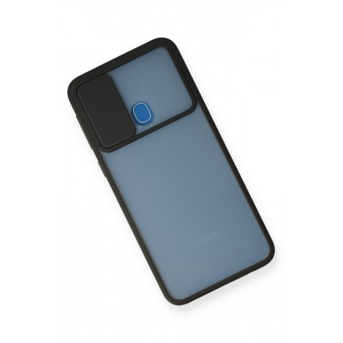 Newface Samsung Galaxy M31 Kılıf Palm Buzlu Kamera Sürgülü Silikon - Siyah Newface Samsung Galaxy M31 Kılıf Palm Buzlu Kamera Sürgülü Silikon - Siyah