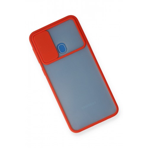 Newface Samsung Galaxy M31 Kılıf Palm Buzlu Kamera Sürgülü Silikon - Kırmızı Newface Samsung Galaxy M31 Kılıf Palm Buzlu Kamera Sürgülü Silikon - Kırmızı